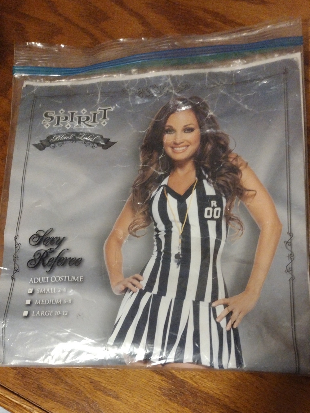 Spirit Halter Style Referee Costume S